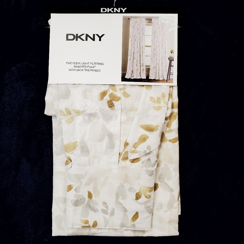 X2 DKNY 32x108 Flutter Petunia Floral Inverted Ple